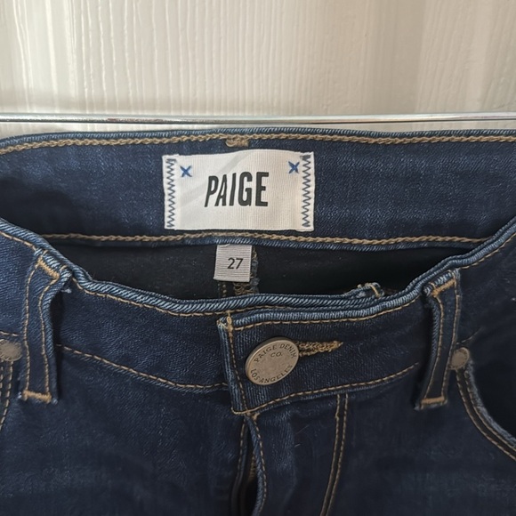 Dark Blue Women's Jeans PAIGE size 27 - Picture 2 of 3